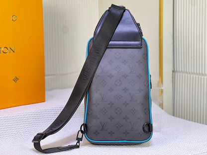 LLP77 Men Leather Bag 20-31-10CM Shoulder Bags