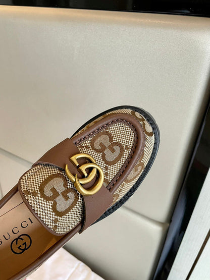 JHGS1 Leather Shoes Women 35-41 with box