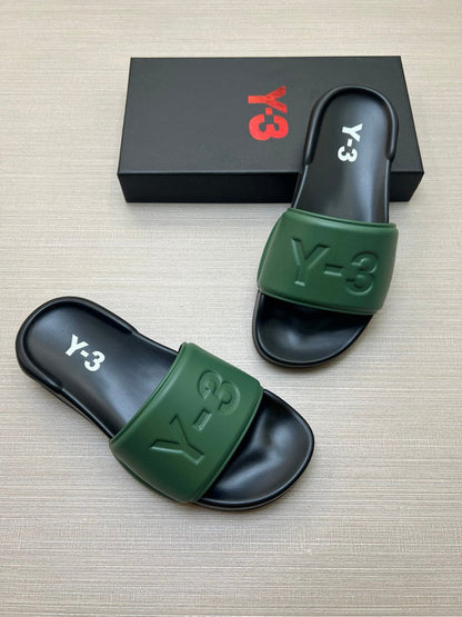 YYS1 Leather Slippers Size 38-45 Shoes with Box