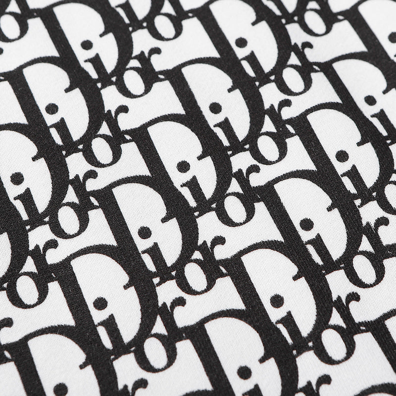 DIP1 Classic black and white printing, pure cotton fabric, comfortable and fashionable