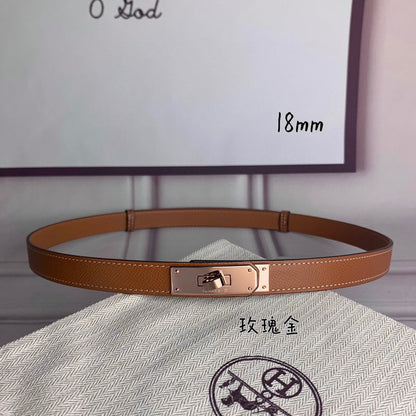 HBL7 Real leather 1.8CM 95-110CM Belt with all packing