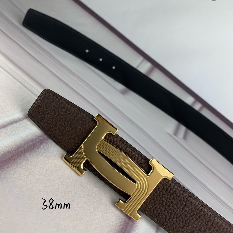 HBL5 Real leather 3.8CM 95-125CM Belt with all packing