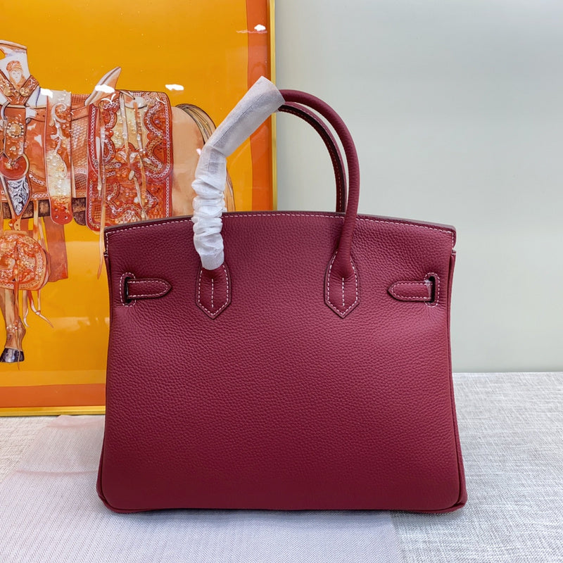 GHP2 Leather Cowhide Bag 25CM 30CM 35CM High quality Birkin Bag