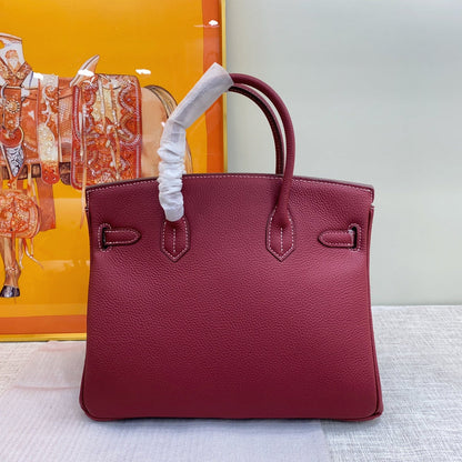 GHP2 Leather Cowhide Bag 25CM 30CM 35CM High quality Birkin Bag