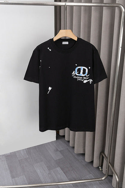DIC122  Men's and women's summer short-sleeved T-shirt clothes