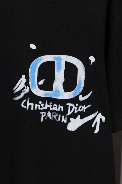 DIC122  Men's and women's summer short-sleeved T-shirt clothes