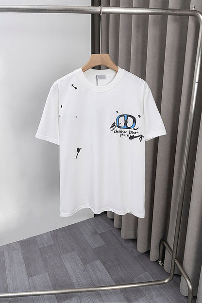 DIC122  Men's and women's summer short-sleeved T-shirt clothes