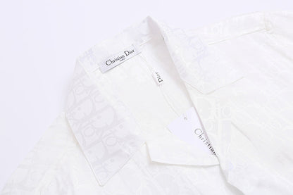 DIC112 New men's summer short sleeved collared shirt clothing