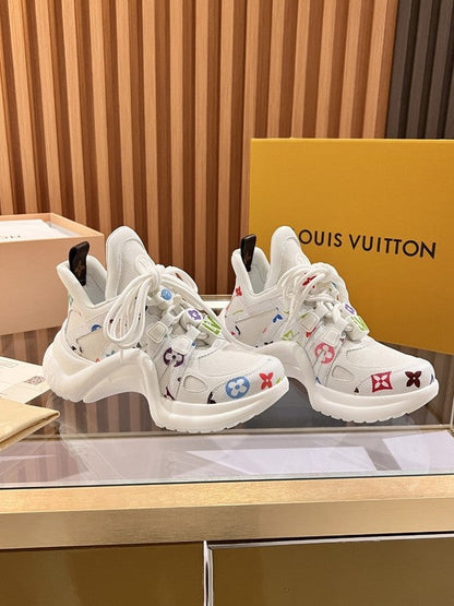 OLS37 Leather Women 5.5CM Shoes 35-41 with box