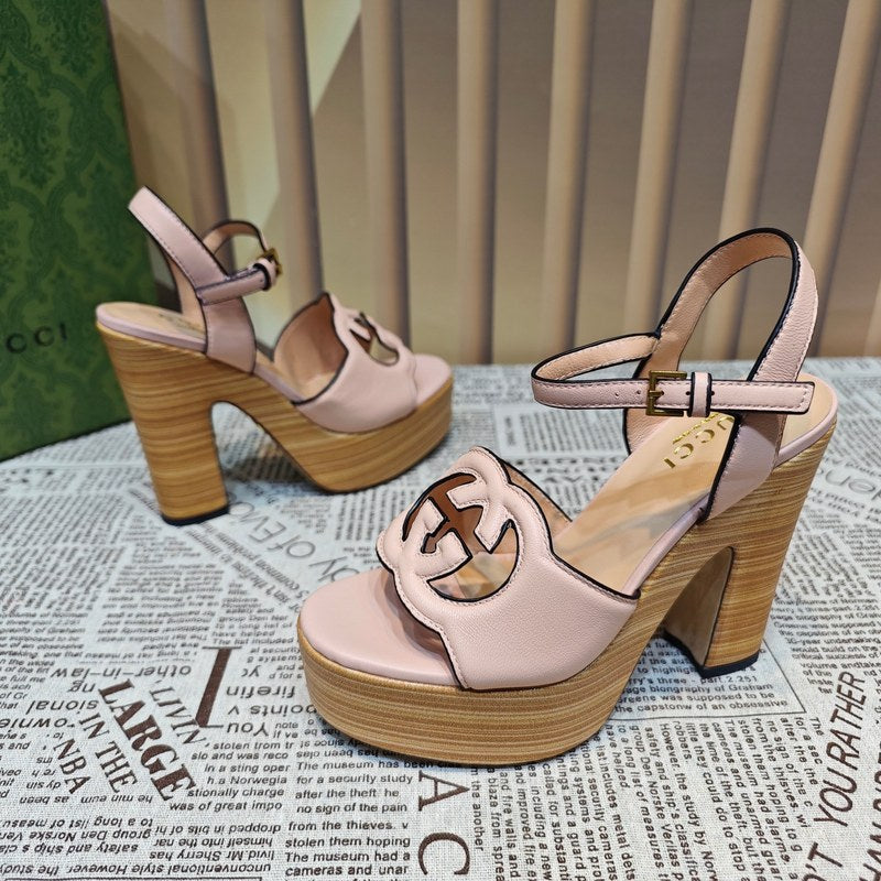 JHGS13 Slipper 12CM Heel Size 35-42 Shoes with box