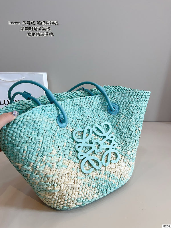 MLOB1   Handbag woven vegetable basket bag 28 * 18 * 25cm