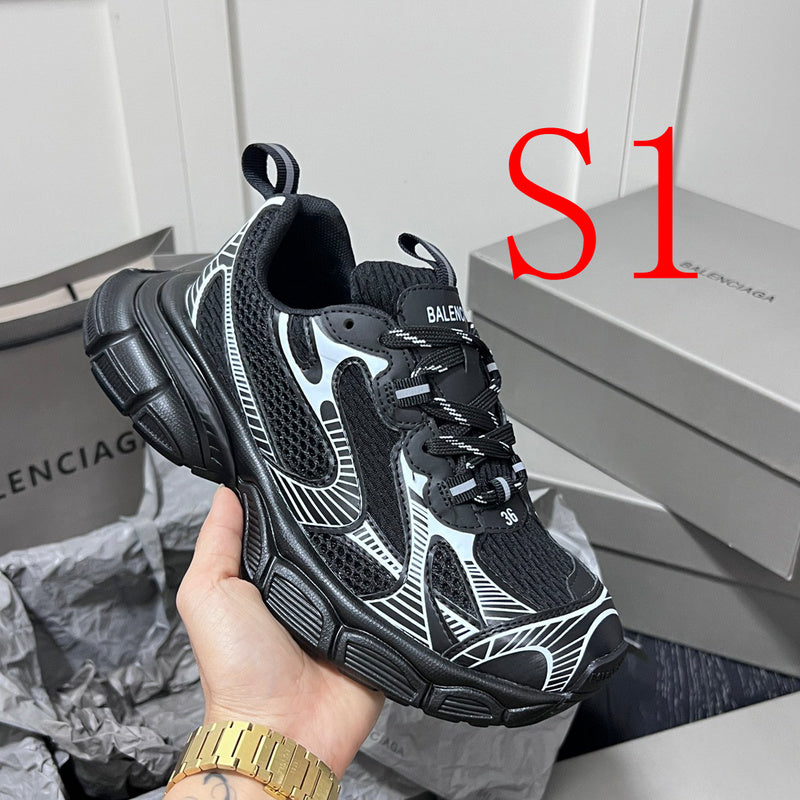 MBS9 Fashion women's and men's sneakers 35-44 shoes with box