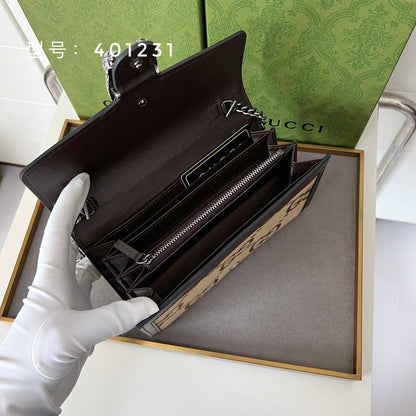 LGP03 High quality leather bag 20x13x6CM Bags with box