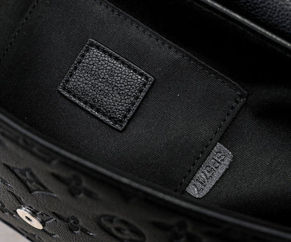 LLP016 Leather bag 26.6-17-11CM   for women and men Bags