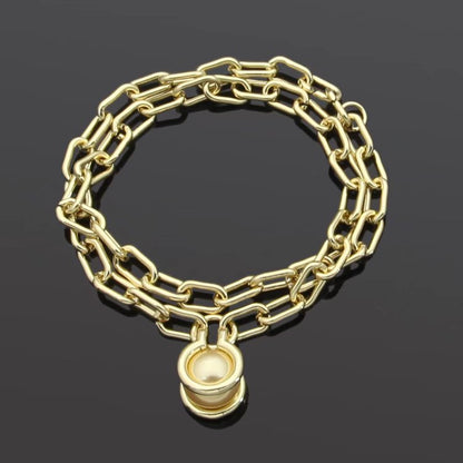 TB08    Double layer pearl pendant bracelet jewelry