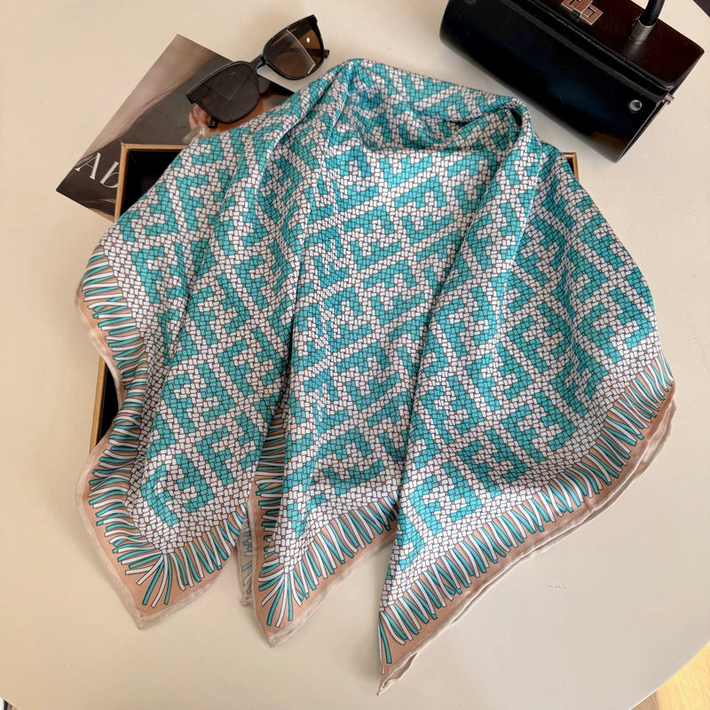 XFC16 Silk satin 90-90CM scarf