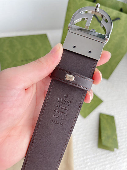 GBL1 Real leather 3.7CM 95-125CM Belt with all packing