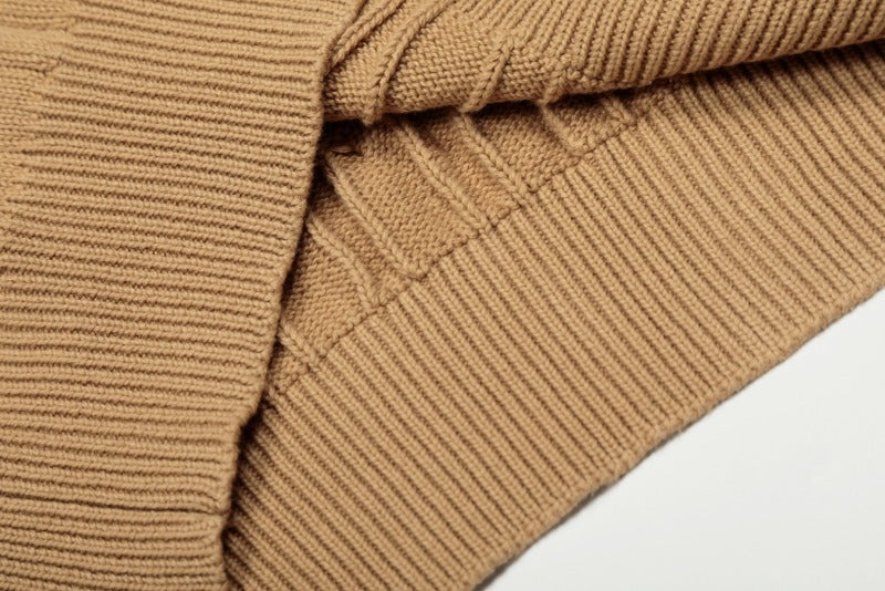 LFC5 New men's and women's spring and autumn collared sweaters, sweater base clothes