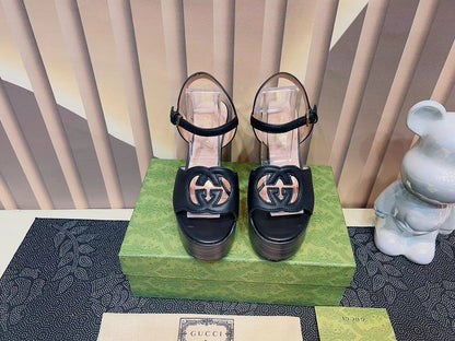 JHGS13 Slipper 12CM Heel Size 35-42 Shoes with box