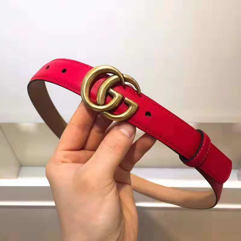 GCBL24 wide Real Leather 2.5CM total length 95-110cm Belt with all packing