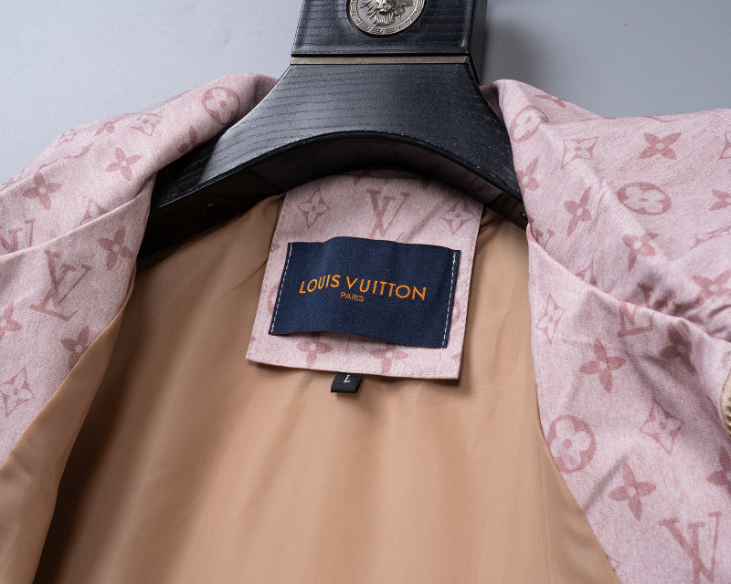 LVC030 New men's and women's autumn and winter new stand up collar jacket woven jacquard clothing