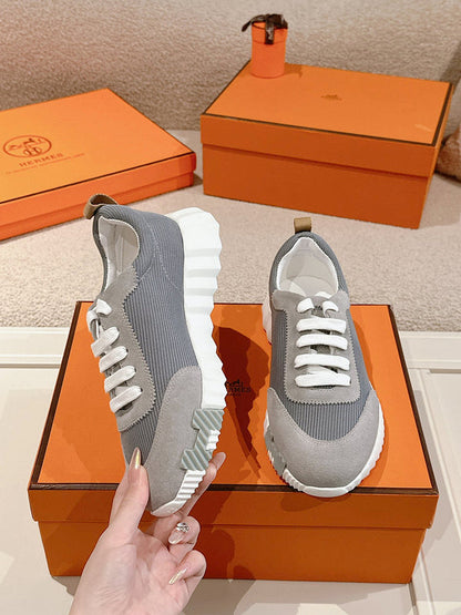 BHS12 Leather Women 35-41 Man 40-45 Shoes with box