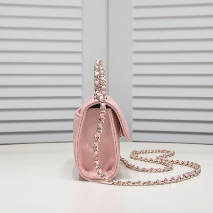 LCP01 Leather shoulder bag 19-10-4.5CM Bags