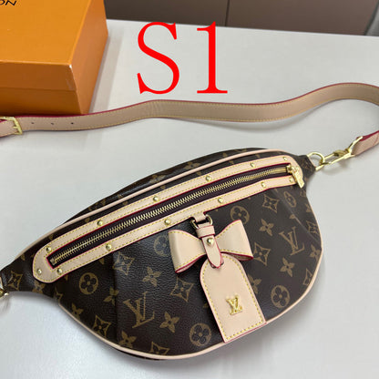 MLP5 Leather Bag 31-18CM Shoulder bags With box