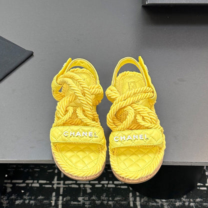 GCS2 Leather shoes Women35-41 Slipper with box