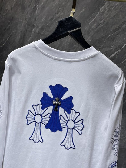 KLC20 New men's and women's pure cotton long sleeved casual clothes