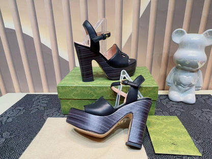 JHGS13 Slipper 12CM Heel Size 35-42 Shoes with box