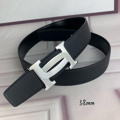 HBL5 Real leather 3.8CM 95-125CM Belt with all packing