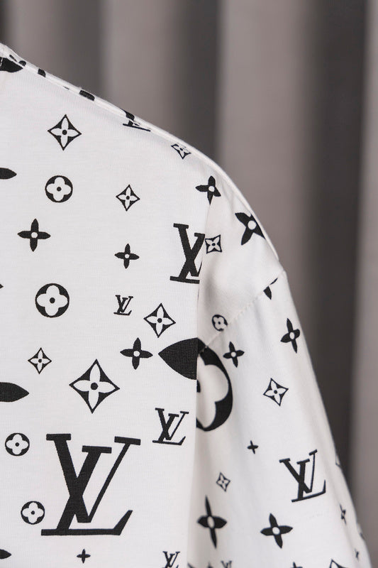 LVC009   Men's and women's summer short-sleeved T-shirt clothes