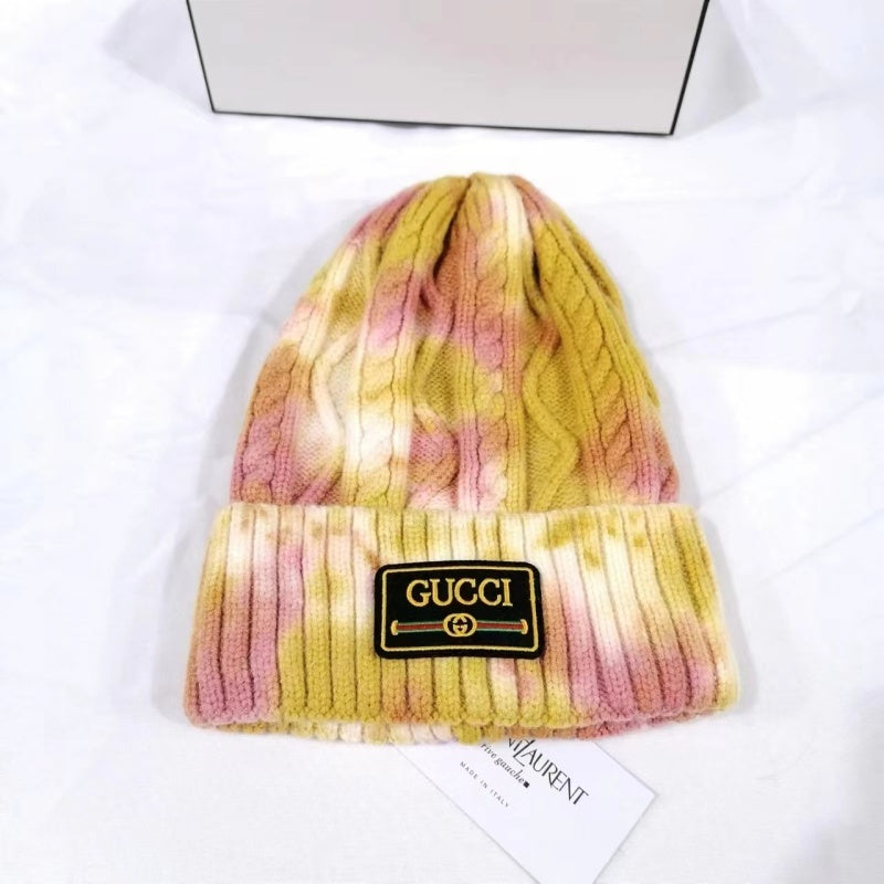 PGH1   Autumn and Winter New Fashionable Colorful Core spun Knitted Hat