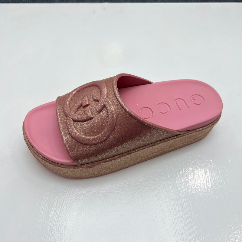 YGS0 Women Leather Slippers 35-41 Shoes with Box