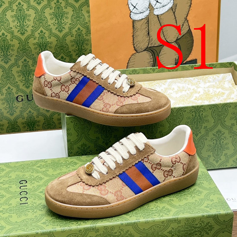 OGS41 Leather Women 35-42 And Men 40-46 Shoes With box