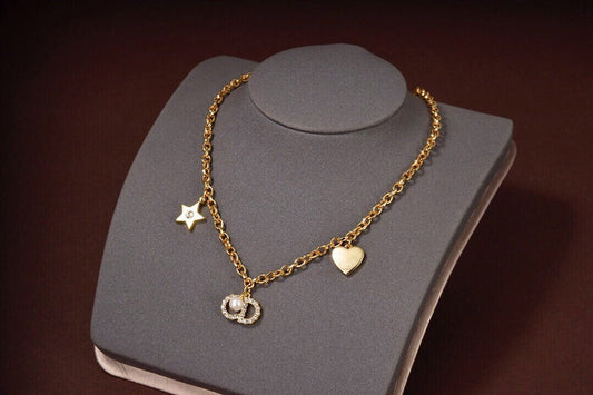 DIN29  necklace gold-plated jewelry, versatile and fashionable