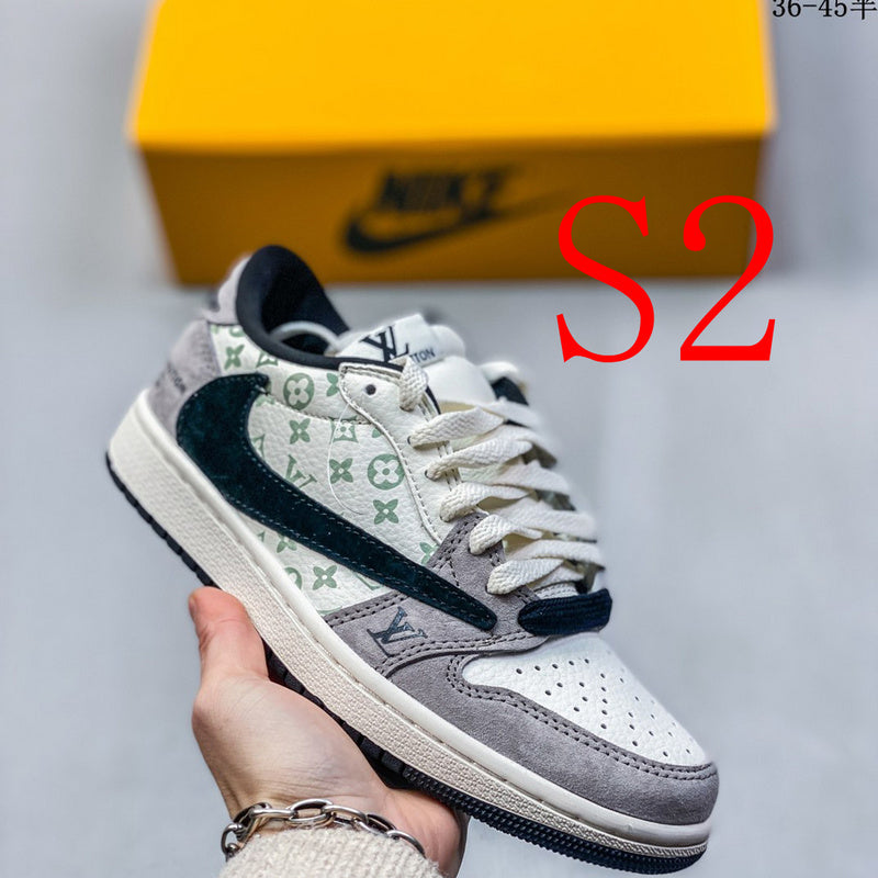 BNS54 Man And Women Leather Shoes 36-45 with box