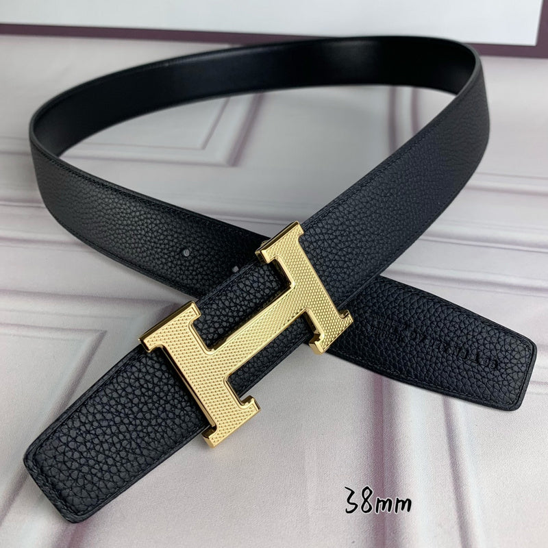 HBL3 Real leather 3.8CM 95-125CM Belt with all packing