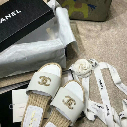 MCS0 Leather slippers shoes 35-40 With box