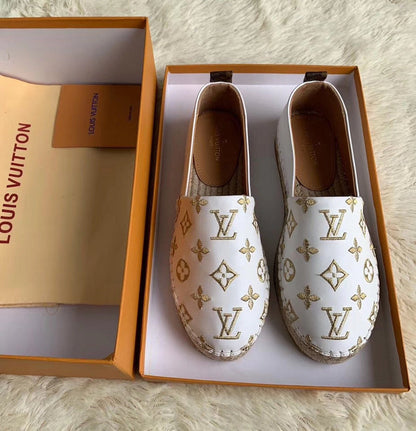 OLS35 Leather Women Shoes 35-42 Fisherman's shoes With box