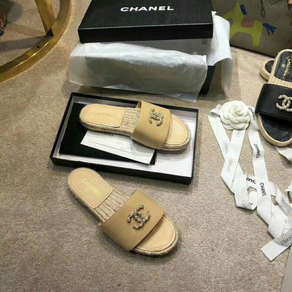 MCS0 Leather slippers shoes 35-40 With box