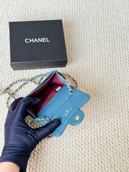 LCP02 Wallet Bag 13.1-7.5-2.1CM Leather bags with box