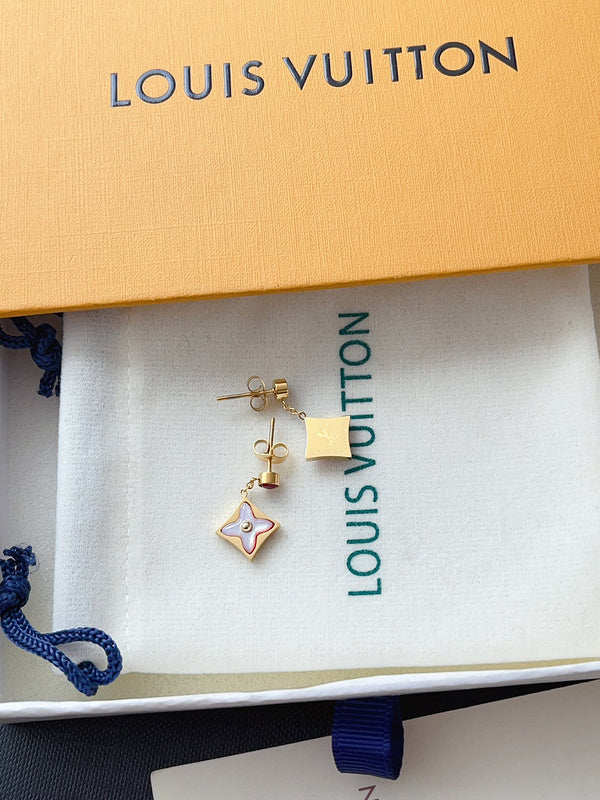 L192  Titanium steel bracelet necklace earrings set jewelry