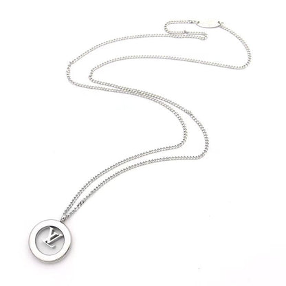 LVN09    Letter Pendant Necklace Jewelry