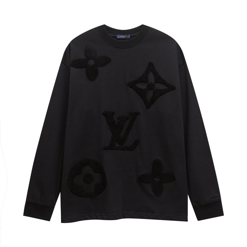 LVC019  New men's and women's spring and autumn pure cotton long sleeved casual clothes