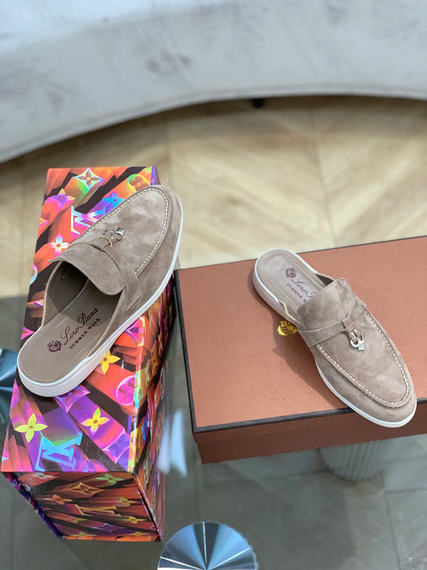 GLS19 Leather shoes Women35-42 Man40-45 Slipper with box