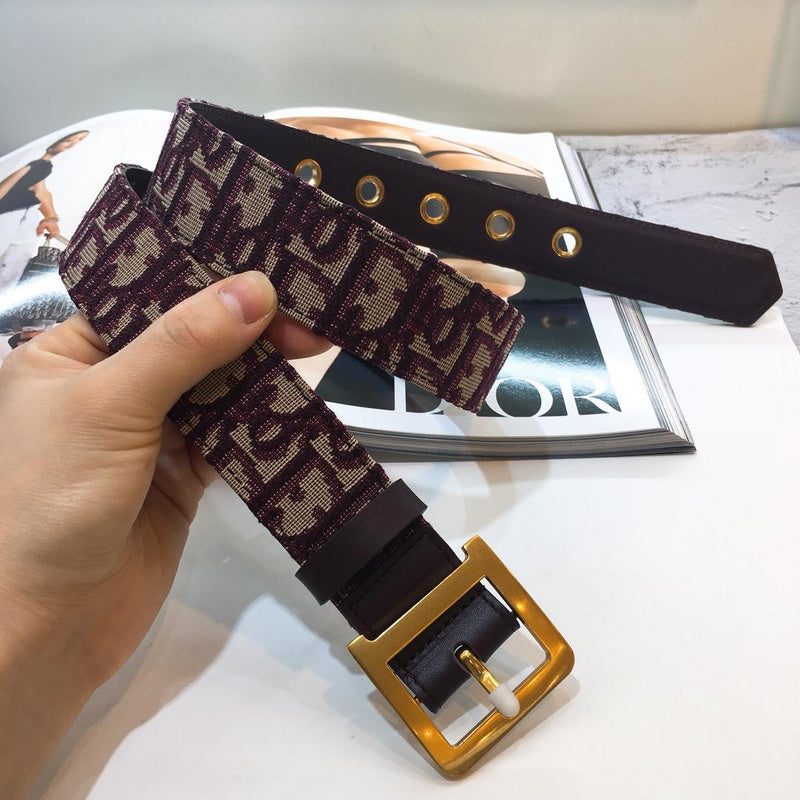 DBL6 wide 3.5cm total length 95-125cm Leather Belt High Quality With packing