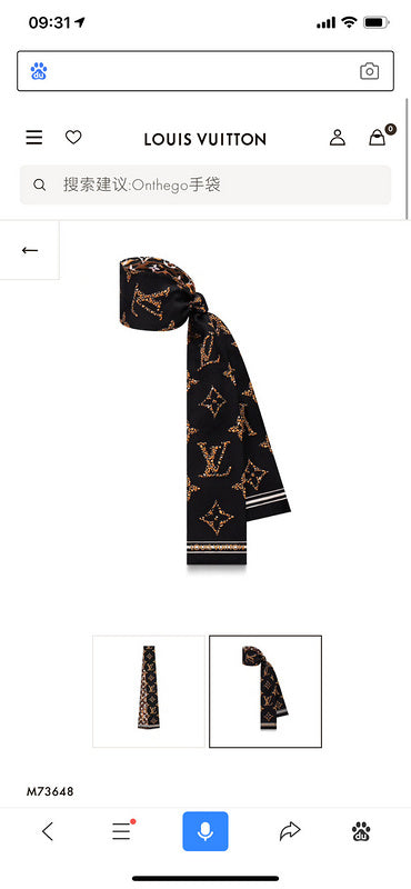 XLC8 Silk satin 8-120CM scarf