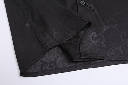 GUC081  New men's summer short sleeved collared shirt clothing